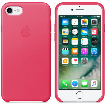 Microsonic Apple Iphone 7 Leather Case Kilif Kirmizi Kilif Marketim