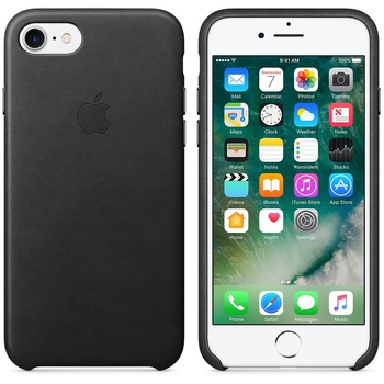 Microsonic Apple iPhone 7 Leather Case Kılıf Siyah