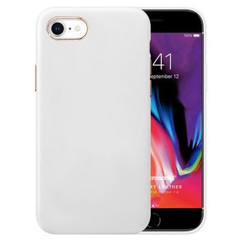 Microsonic Apple iPhone 7 Kılıf Luxury Leather Beyaz