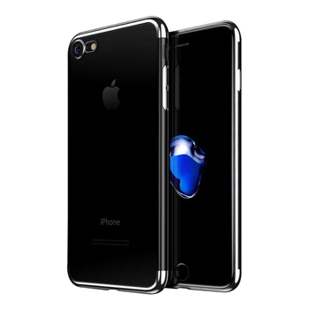 Microsonic Apple iPhone 7 Kılıf Skyfall Transparent Clear Gümüş