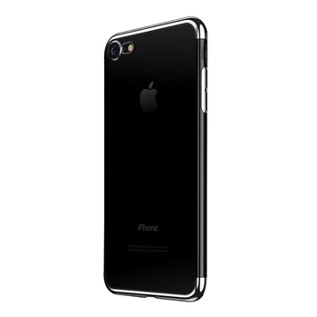 Microsonic Apple iPhone 7 Kılıf Skyfall Transparent Clear Gümüş
