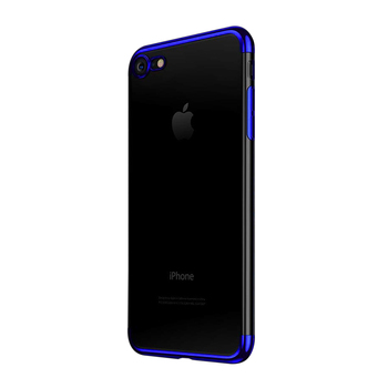 Microsonic Apple iPhone 7 Kılıf Skyfall Transparent Clear Mavi