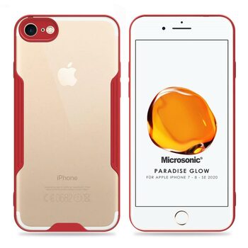 Microsonic Apple iPhone 7 Kılıf Paradise Glow Kırmızı