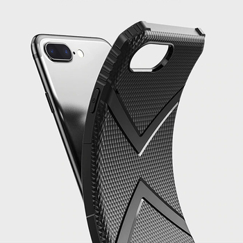 Microsonic Apple iPhone 7 Plus Diamond Shield Kılıf Lacivert