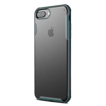 Microsonic Apple iPhone 7 Plus Kılıf Frosted Frame Yeşil