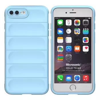Microsonic Apple iPhone 7 Plus Kılıf Oslo Prime Mavi