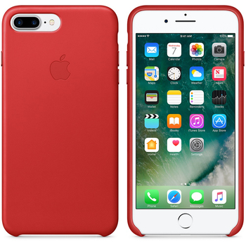 Microsonic Apple iPhone 7 Plus Leather Case Kılıf Kırmızı