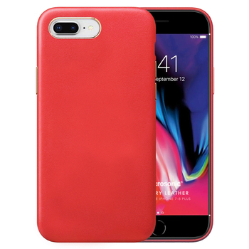 Microsonic Apple iPhone 7 Plus Kılıf Luxury Leather Kırmızı Microsonic Apple iPhone 7 Plus Kılıf Luxury Leather Kırmızı