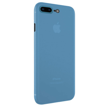 Microsonic Apple iPhone 7 Plus Kılıf Peipe Matte Silicone Mavi