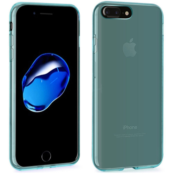 Microsonic Apple iPhone 7 Plus Kılıf Transparent Soft Mavi