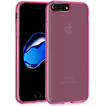 Microsonic Apple iPhone 7 Plus Kılıf Transparent Soft Pembe Microsonic Apple iPhone 7 Plus Kılıf Transparent Soft Pembe