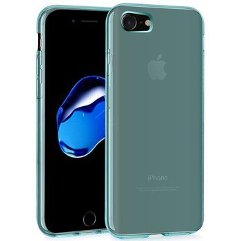 Microsonic Apple iPhone 7 Kılıf Transparent Soft Mavi