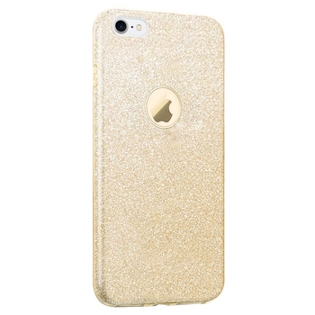 Microsonic Apple iPhone 7 Kılıf Sparkle Shiny Gold