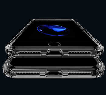 Microsonic Apple iPhone 8 Kılıf Anti Shock Silikon Şeffaf