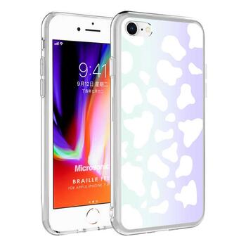 Microsonic Apple iPhone 8 Braille Feel Desenli Kılıf Cow Microsonic Apple iPhone 8 Braille Feel Desenli Kılıf Cow