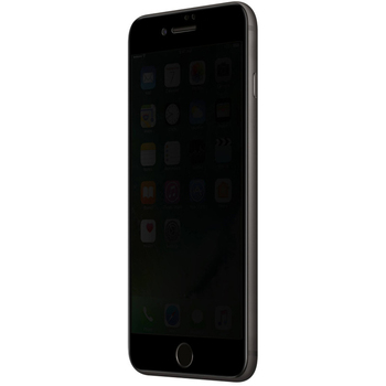 Microsonic Apple iPhone 8 Invisible Privacy Kavisli Ekran Koruyucu Siyah