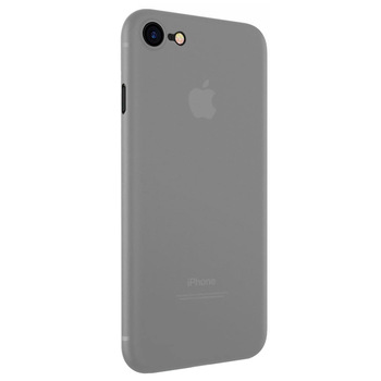 Microsonic Apple iPhone 8 Kılıf Peipe Matte Silicone Gri