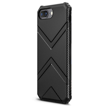 Microsonic Apple iPhone 8 Plus Diamond Shield Kılıf Siyah