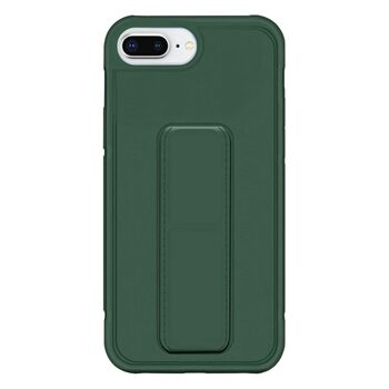 Microsonic Apple iPhone 8 Plus Kılıf Hand Strap Koyu Yeşil
