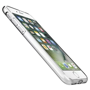 Microsonic Apple iPhone 8 Plus Kılıf Kristal Şeffaf