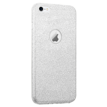 Microsonic Apple iPhone 8 Kılıf Sparkle Shiny Gümüş