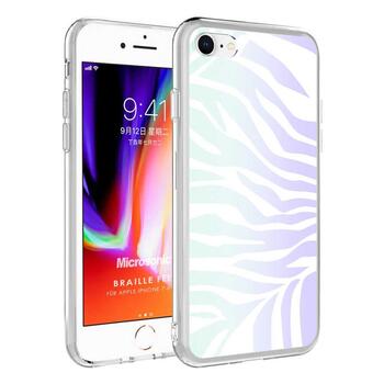 Microsonic Apple iPhone SE 2020 Braille Feel Desenli Kılıf Zebra Microsonic Apple iPhone SE 2020 Braille Feel Desenli Kılıf Zebra