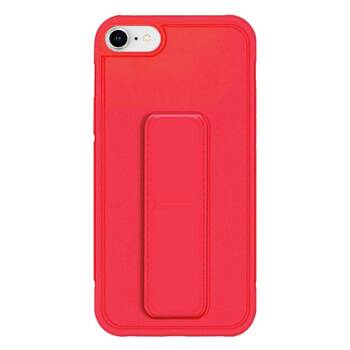 Microsonic Apple iPhone SE 2020 Kılıf Hand Strap Kırmızı
