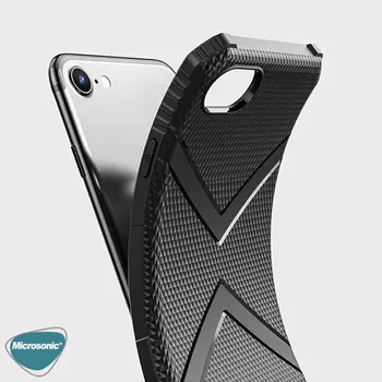 Microsonic Apple iPhone SE 2020 Kılıf Diamond Shield Yeşil