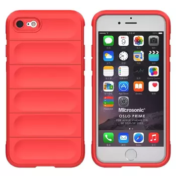 Microsonic Apple iPhone SE 2020 Kılıf Oslo Prime Kırmızı