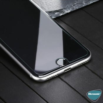 Microsonic Apple iPhone SE 2020 Temperli Cam Ekran Koruyucu Film
