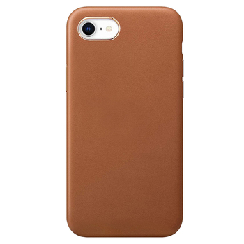 Microsonic Apple iPhone SE 2020 Kılıf Luxury Leather Kahverengi