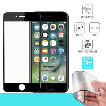 Microsonic Apple iPhone SE 2020 Matte Flexible Ekran Koruyucu Siyah