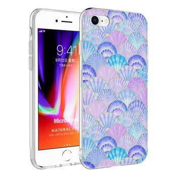 Microsonic Apple iPhone SE 2020 Natural Feel Desenli Kılıf Oyster Microsonic Apple iPhone SE 2020 Natural Feel Desenli Kılıf Oyster