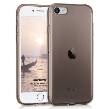 Microsonic Apple iPhone SE 2020 Kılıf Transparent Soft Siyah