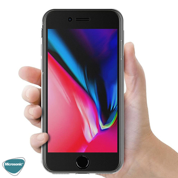 Microsonic Apple iPhone SE 2022 Kılıf Komple Gövde Koruyucu Silikon Şeffaf