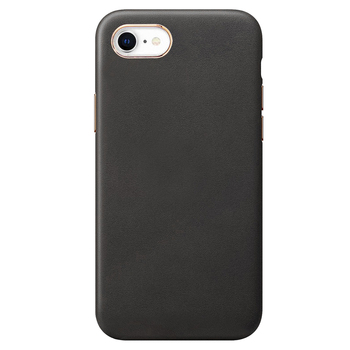 Microsonic Apple iPhone SE 2022 Kılıf Luxury Leather Siyah
