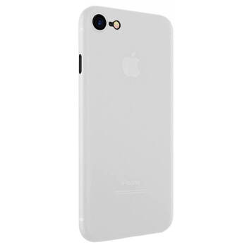 Microsonic Apple iPhone SE 2022 Kılıf Peipe Matte Silicone Beyaz