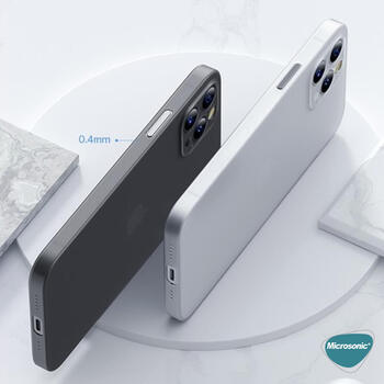 Microsonic Apple iPhone SE 2022 Kılıf Peipe Matte Silicone Gri