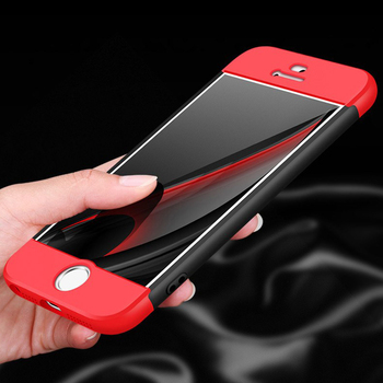 Microsonic Apple iPhone SE Kılıf Double Dip 360 Protective AYS Siyah