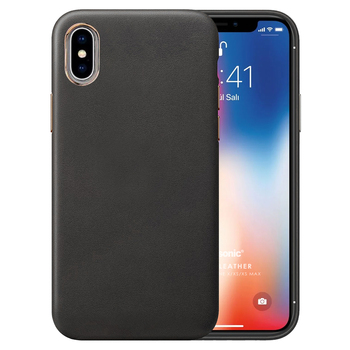 Microsonic Apple iPhone X Kılıf Luxury Leather Siyah Microsonic Apple iPhone X Kılıf Luxury Leather Siyah