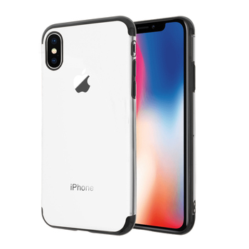 Microsonic Apple iPhone X Kılıf Skyfall Transparent Clear Siyah Microsonic Apple iPhone X Kılıf Skyfall Transparent Clear Siyah