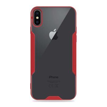 Microsonic Apple iPhone X Kılıf Paradise Glow Kırmızı