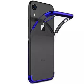 Microsonic Apple iPhone XR (6.1'') Kılıf Skyfall Transparent Clear Mavi