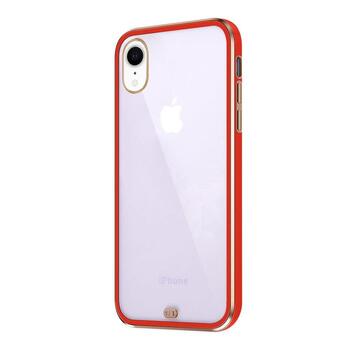 Microsonic Apple iPhone XR Kılıf Laser Plated Soft Kırmızı