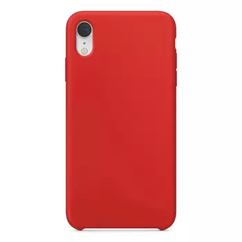 Microsonic Apple iPhone XR Kılıf Liquid Lansman Silikon Kırmızı