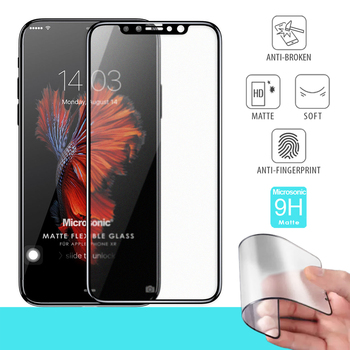 Microsonic Apple iPhone XR Matte Flexible Ekran Koruyucu Siyah