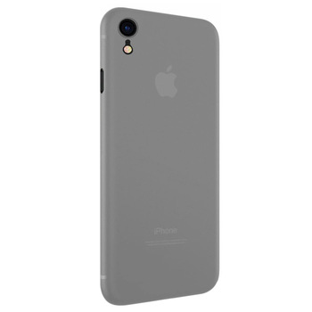 Microsonic Apple iPhone XR Kılıf Peipe Matte Silicone Gri