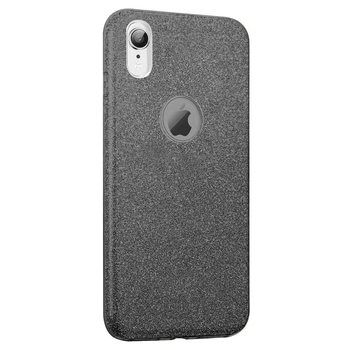 Microsonic Apple iPhone XR Kılıf Sparkle Shiny Siyah