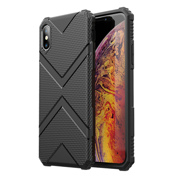 Microsonic Apple iPhone XS Diamond Shield Kılıf Siyah