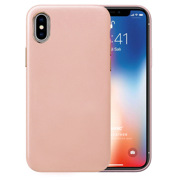 Microsonic Apple iPhone XS Kılıf Luxury Leather Rose Gold Microsonic Apple iPhone XS Kılıf Luxury Leather Rose Gold